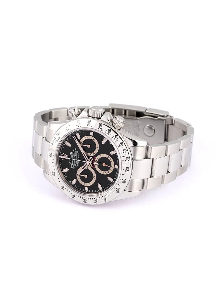 ROLEX DAYTONA CON SERVICE 40MM IN ACCIAIO REF. 116520