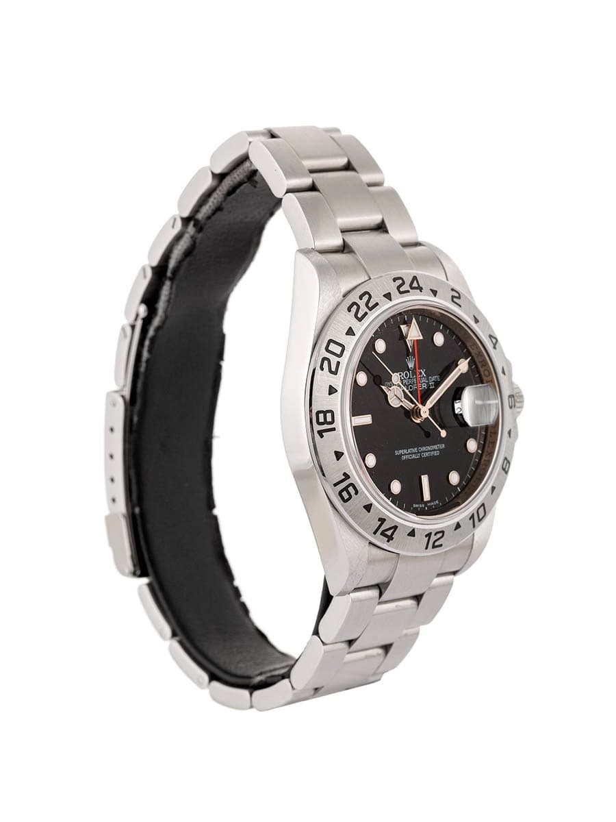ROLEX EXPLORER II CON SERVICE 40MM IN ACCIAIO REF. 16570