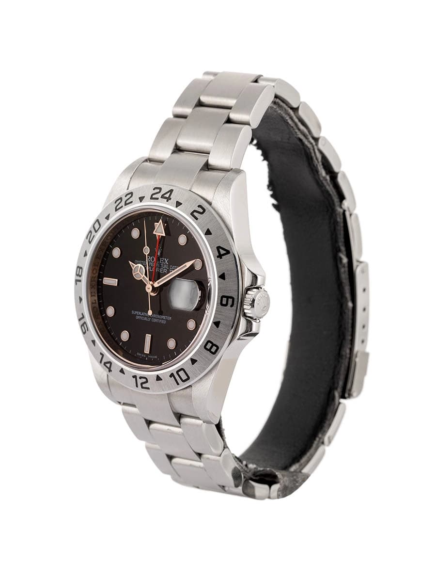 ROLEX EXPLORER II CON SERVICE 40MM IN ACCIAIO REF. 16570