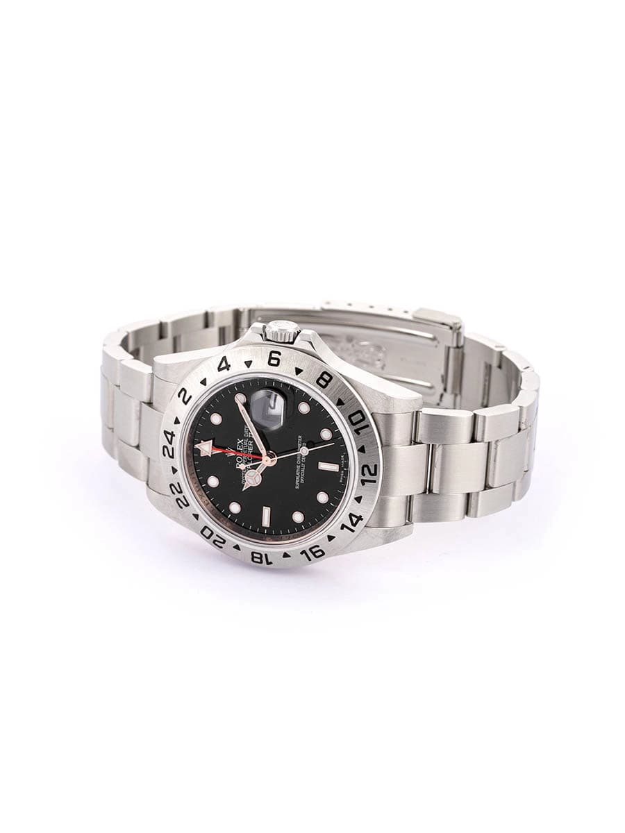 ROLEX EXPLORER II CON SERVICE 40MM IN ACCIAIO REF. 16570
