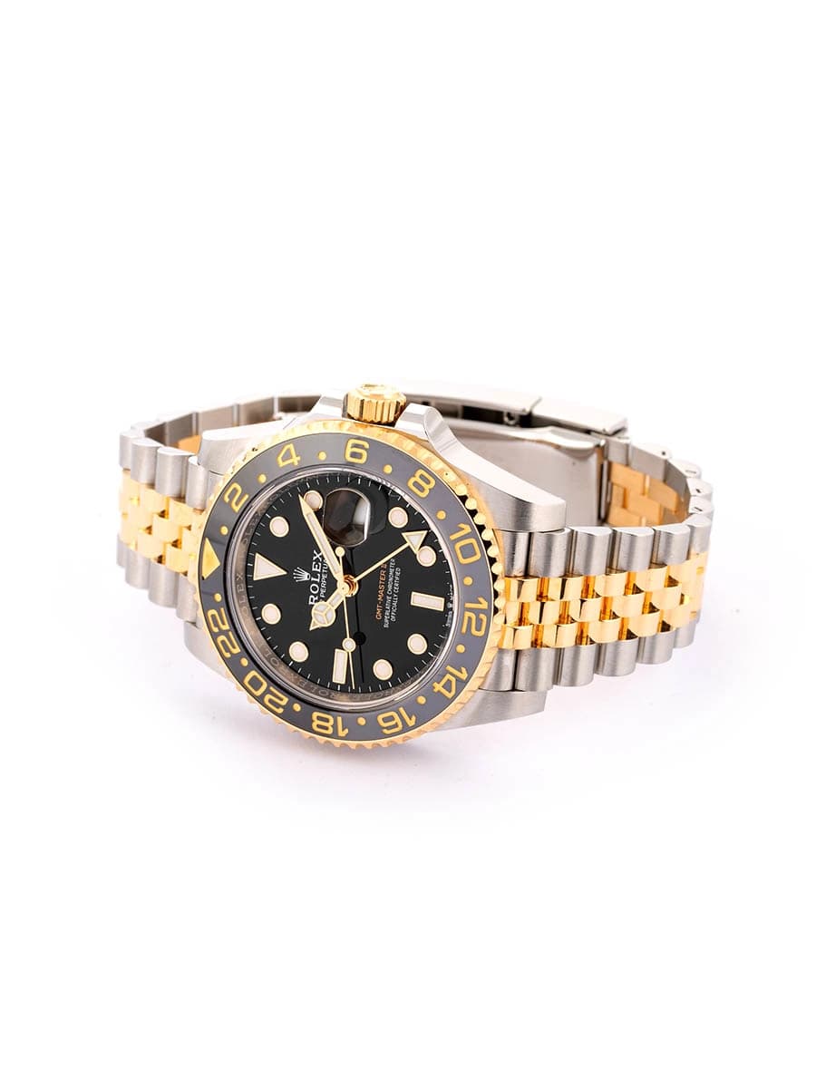 ROLEX GMT-MASTER II 40MM IN ACCIAIO E ORO GIALLO 18KT REF. 126713GRNR