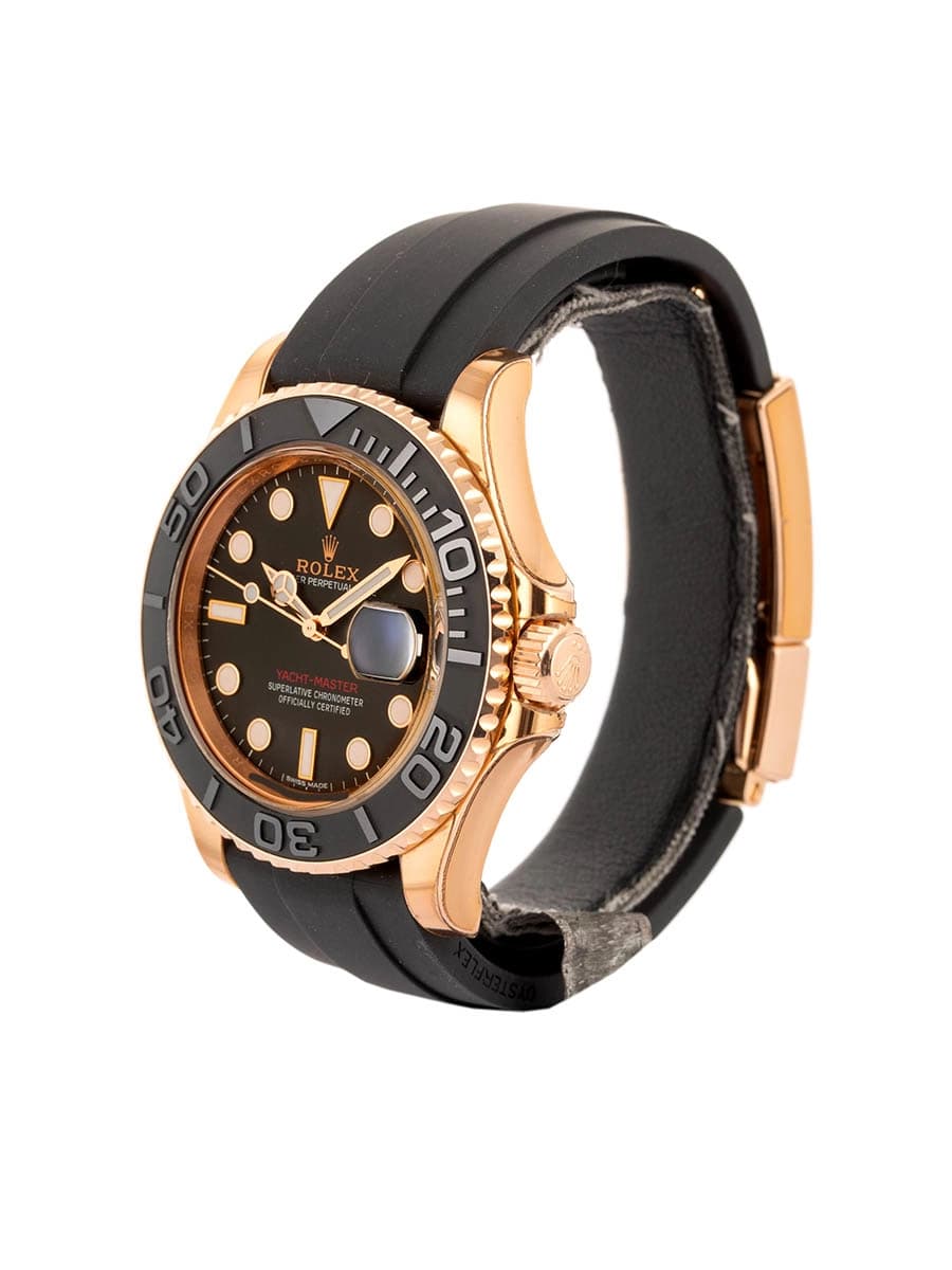 ROLEX YACHT-MASTER 40MM IN ORO ROSA 18KT E CAUCCIU' REF. 116655