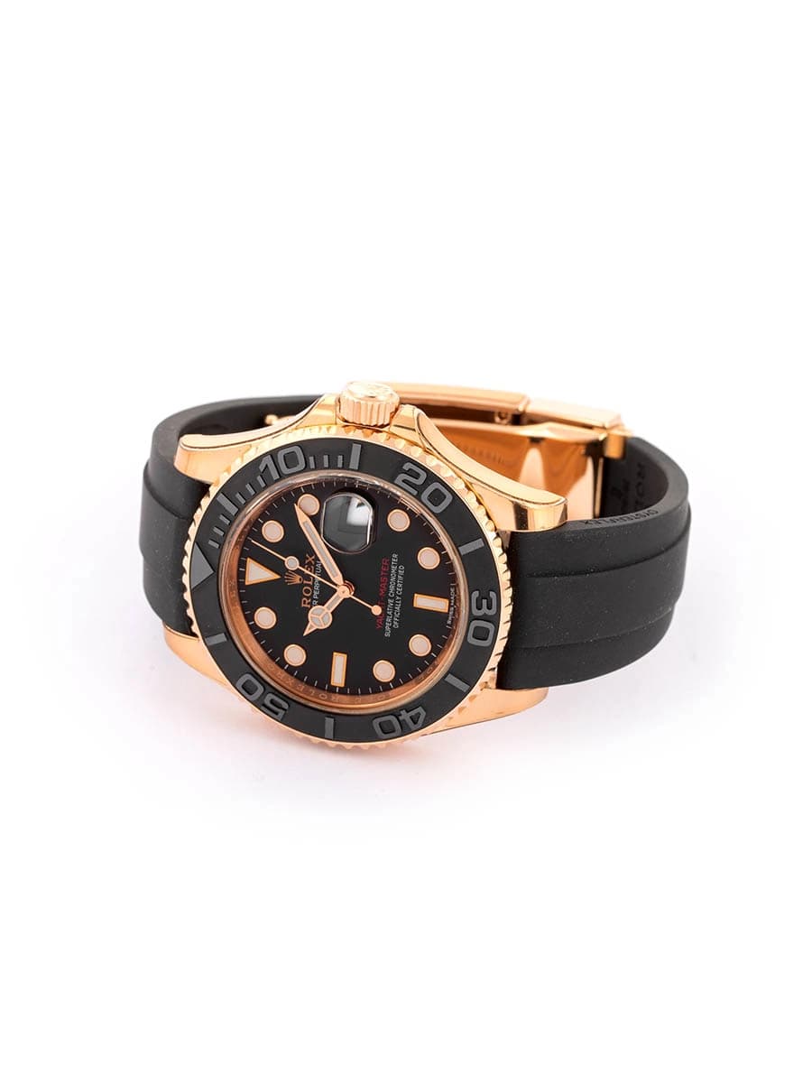 ROLEX YACHT-MASTER 40MM IN ORO ROSA 18KT E CAUCCIU' REF. 116655