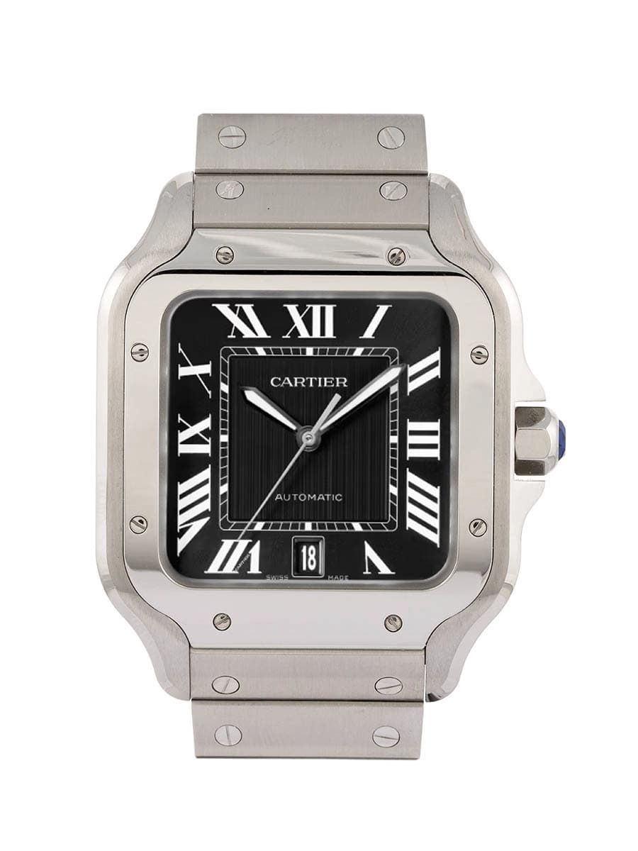 CARTIER SANTOS DE CARTIER MODELLO GRANDE IN ACCIAIO REF. WSSA0096