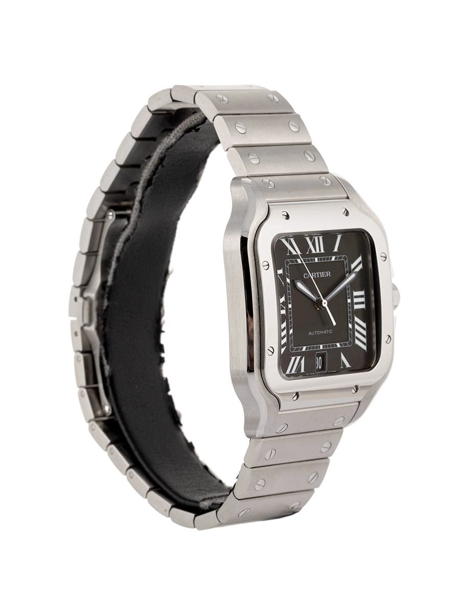 CARTIER SANTOS DE CARTIER MODELLO GRANDE IN ACCIAIO REF. WSSA0096