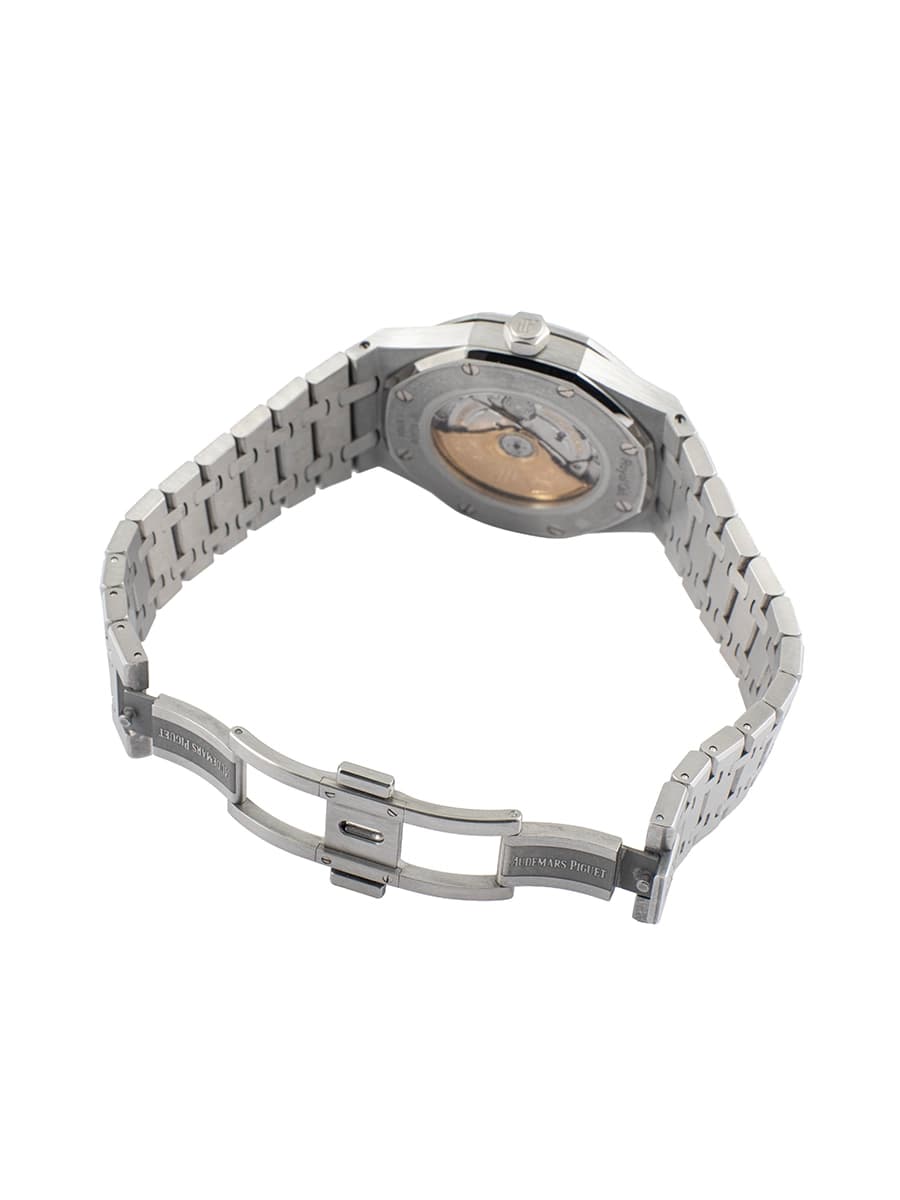 AUDEMARS PIGUET ROYAL OAK SOLO TEMPO CON ESTRATTO IN ACCIAIO REF. 15400ST