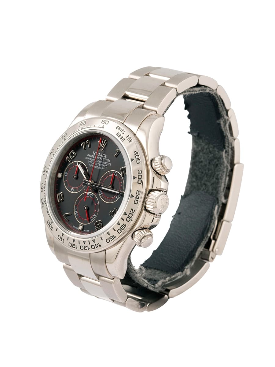 ROLEX DAYTONA COSMOGRAPH BLACK RACING 40MM IN ORO BIANCO 18KT REF. 116509