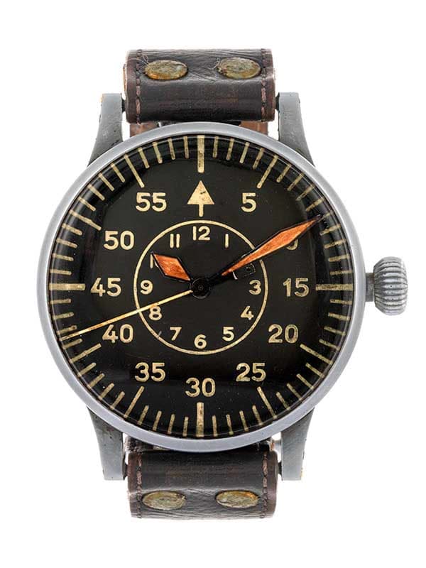 LACO PILOT GROSSE BEOBACHTUNGSUHR FLIEGERUHR ANNO 1940 MANUALE 55MM IN ACCIAIO REF. FL23883