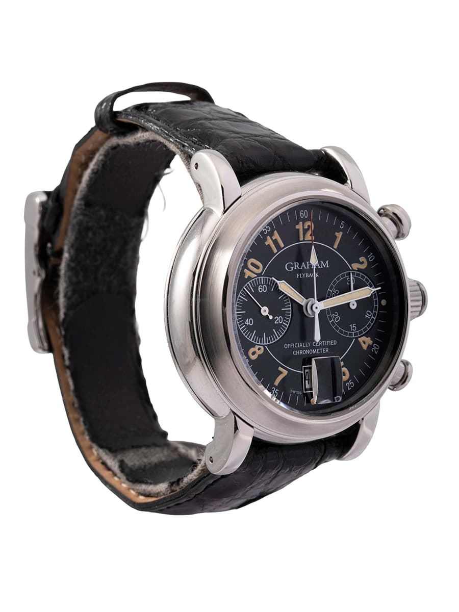 GRAHAM AERO FLYBACK CHRONO 40MM IN ACCIAIO REF. 2SFL