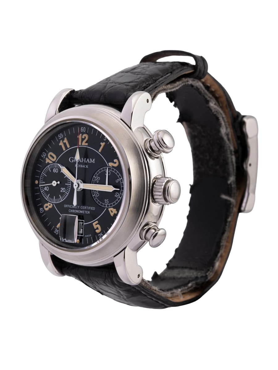 GRAHAM AERO FLYBACK CHRONO 40MM IN ACCIAIO REF. 2SFL