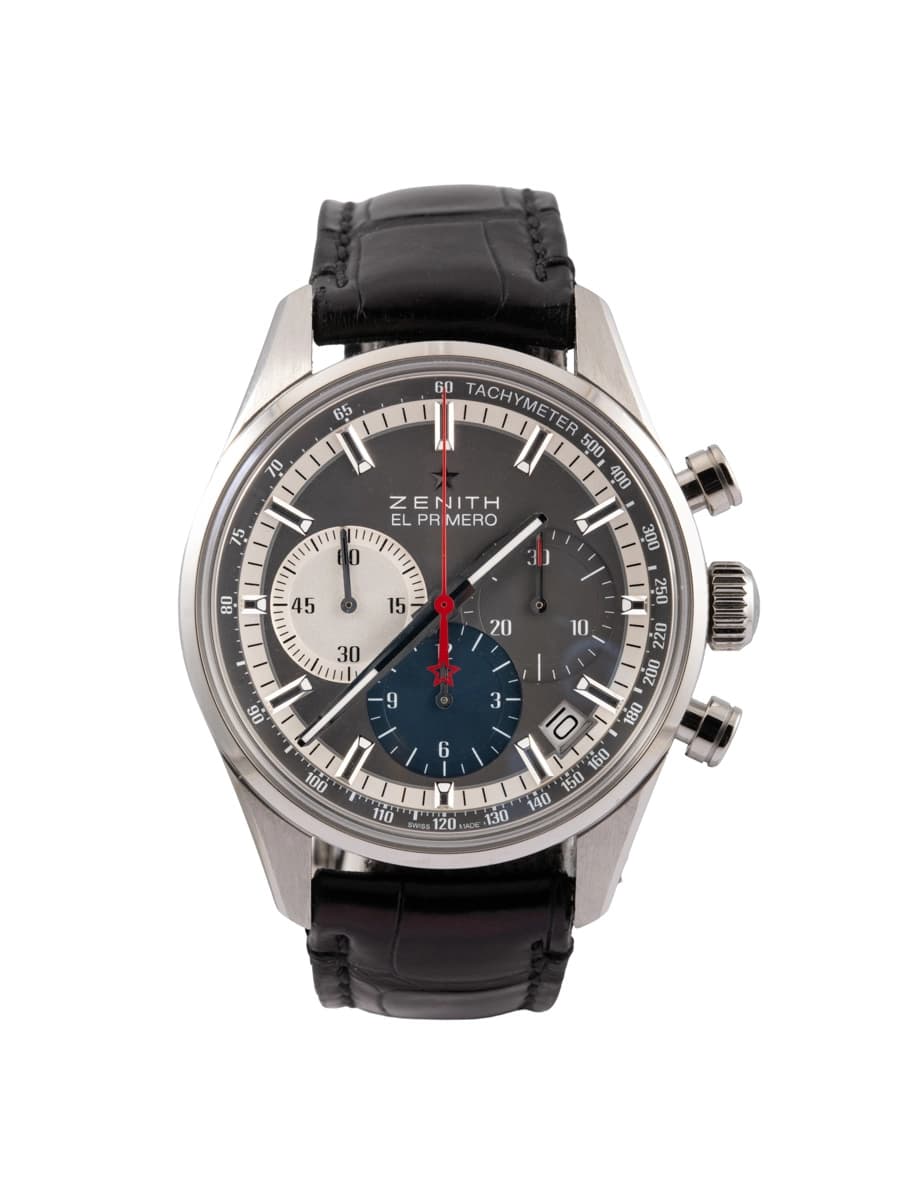 ZENITH CHRONOMASTER EL PRIMERO ORIGINAL 1969 38MM IN ACCIAIO REF. 03.2150.400/26C714
