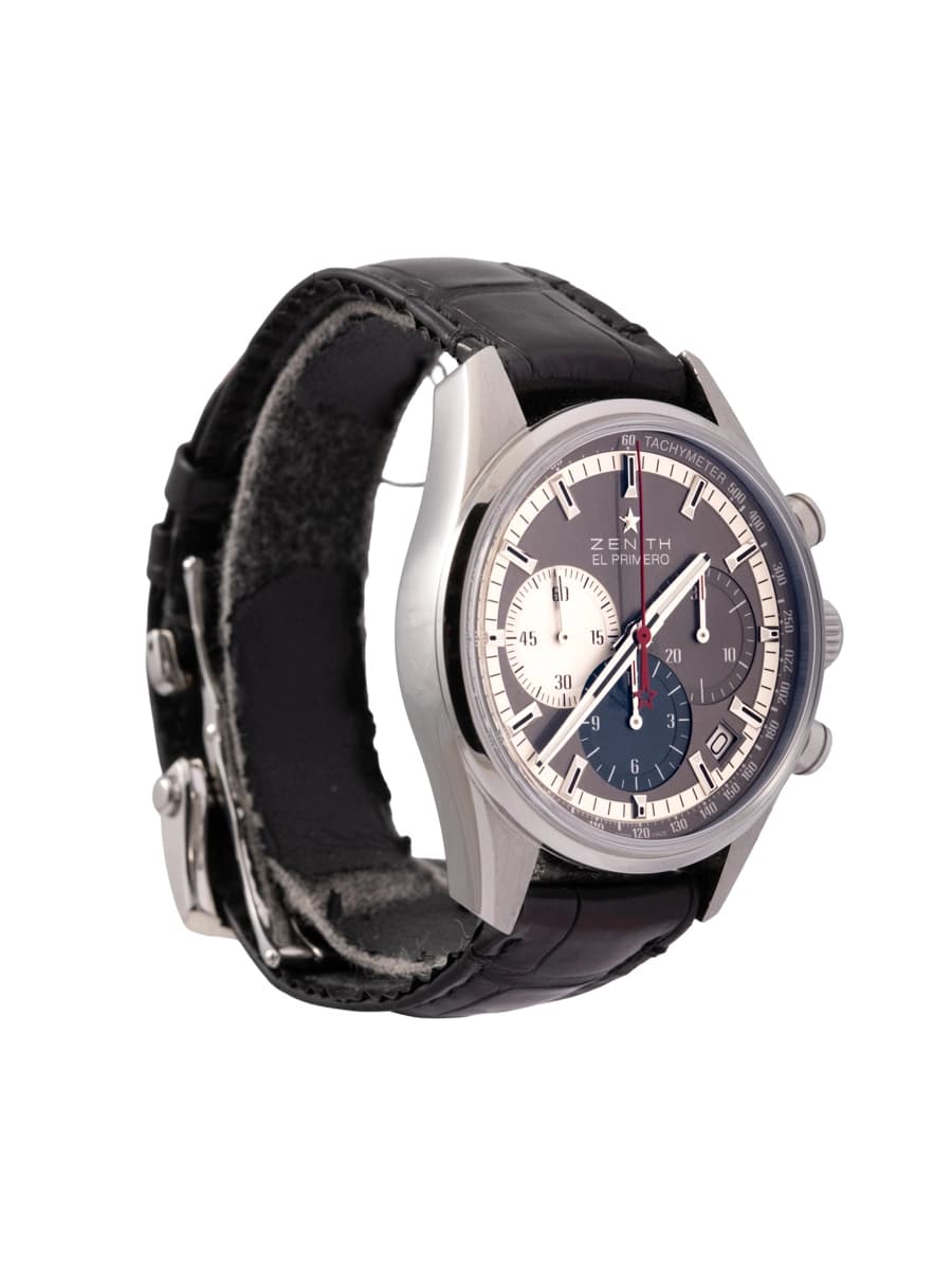 ZENITH CHRONOMASTER EL PRIMERO ORIGINAL 1969 38MM IN ACCIAIO REF. 03.2150.400/26C714