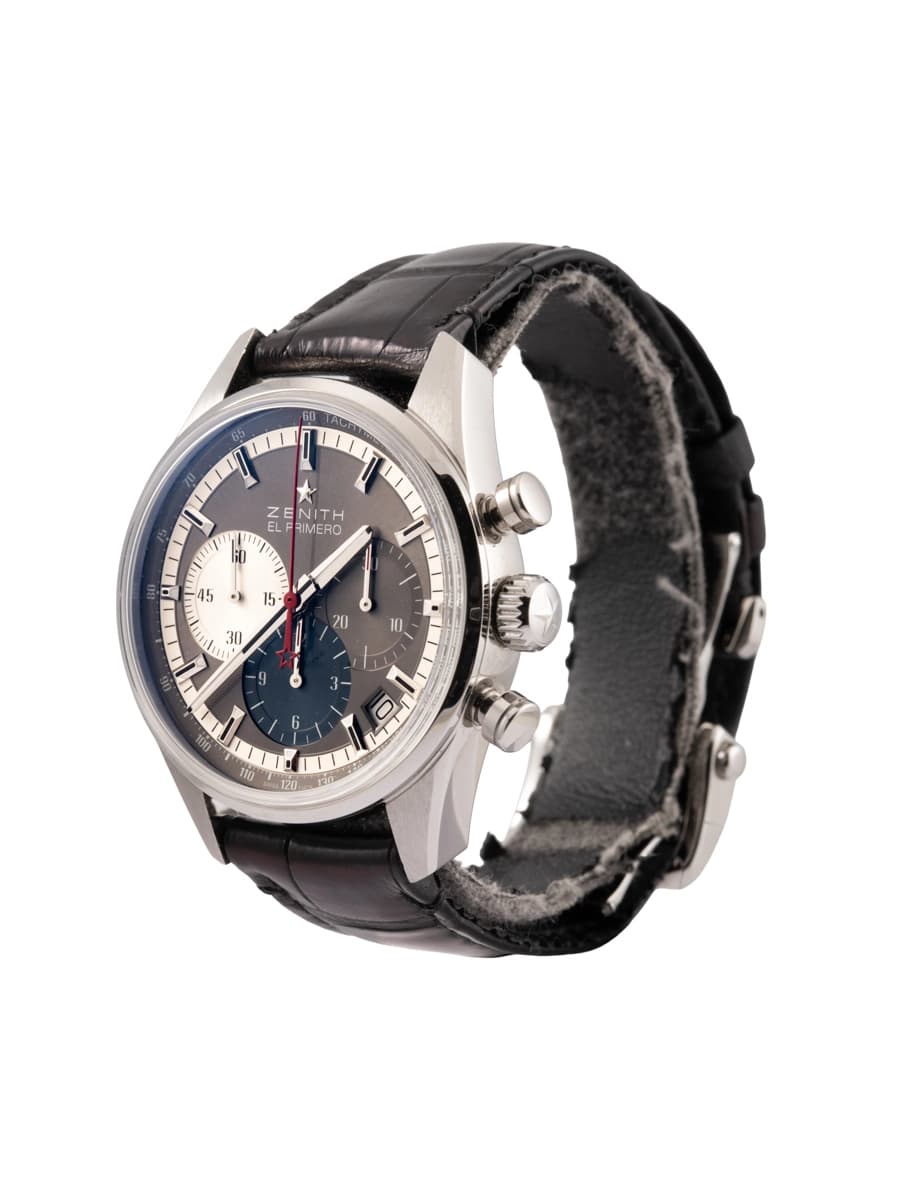 ZENITH CHRONOMASTER EL PRIMERO ORIGINAL 1969 38MM IN ACCIAIO REF. 03.2150.400/26C714