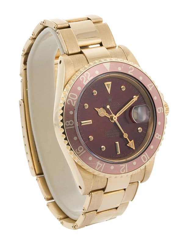 ROLEX GMT-MASTER 40MM IN ORO GIALLO 18KT REF. 16758