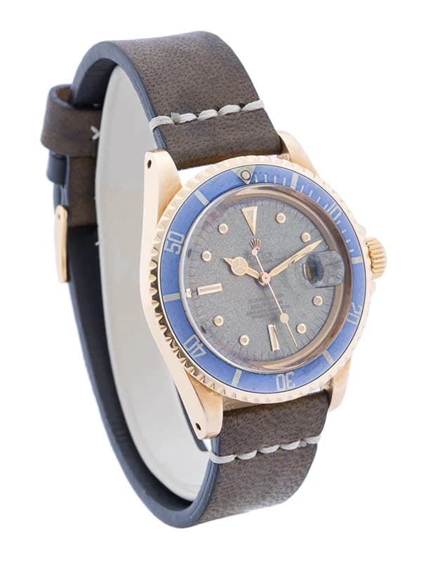 ROLEX SUBMARINER DATE TROPICAL DIAL 40MM IN ORO GIALLO 18KT REF. 1680