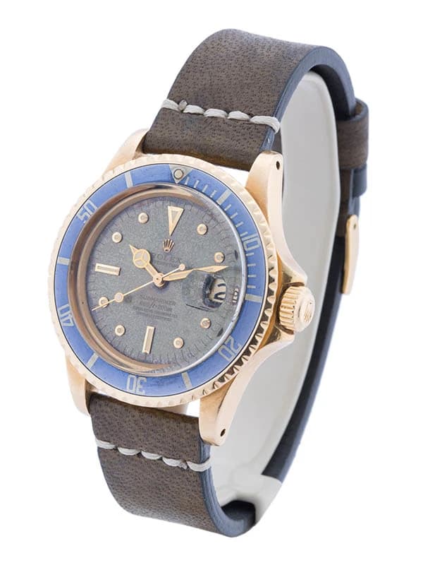 ROLEX SUBMARINER DATE TROPICAL DIAL 40MM IN ORO GIALLO 18KT REF. 1680