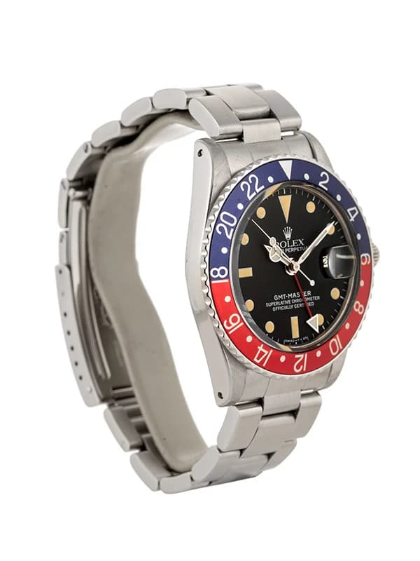 ROLEX GMT-MASTER PEPSI CON PERIZIA 40MM IN ACCIAIO REF. 1675