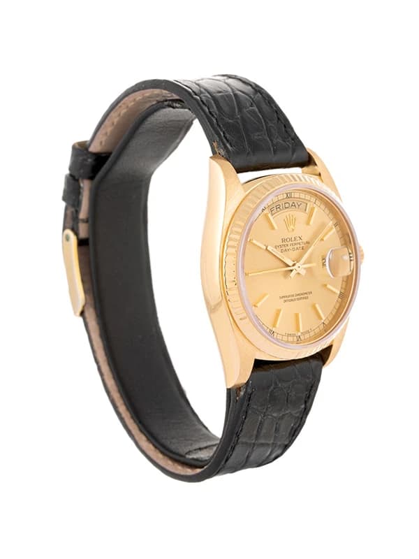 ROLEX DAY-DATE CON SERVICE 36MM IN ORO GIALLO 18KT REF. 18038