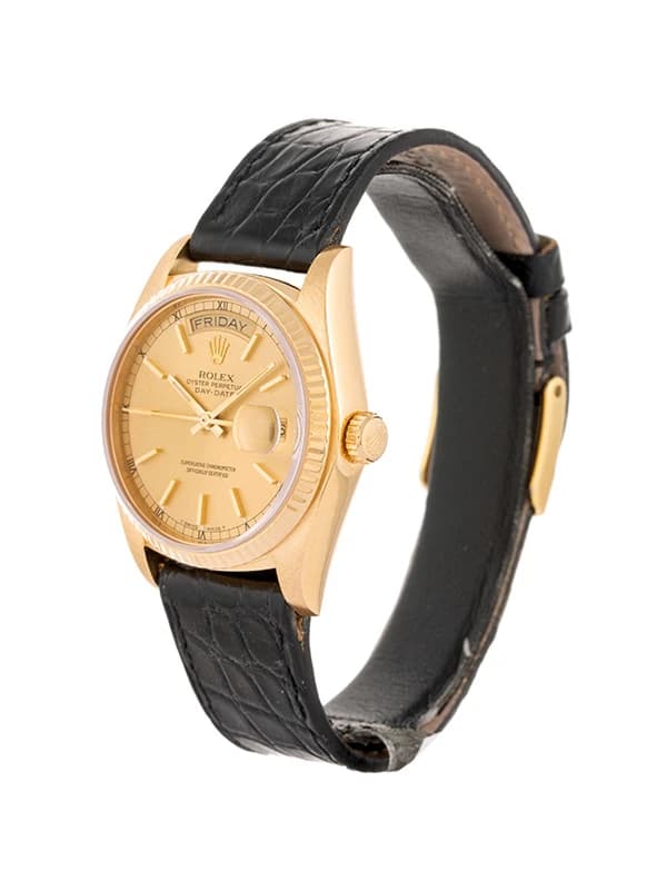 ROLEX DAY-DATE CON SERVICE 36MM IN ORO GIALLO 18KT REF. 18038