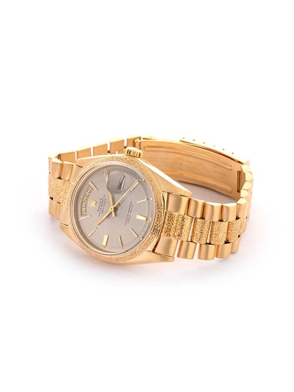 ROLEX DAY-DATE CORTECCIA BARK FINISH 36MM IN ORO GIALLO 18KT REF. 1811