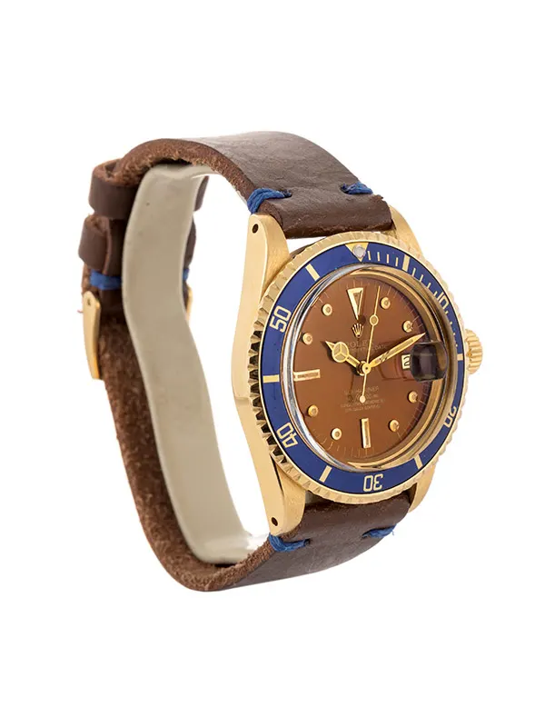 ROLEX SUBMARINER DATE NIPPLE DIAL CON PERIZIA 40MM IN ORO GIALLO 18KT REF. 1680/8