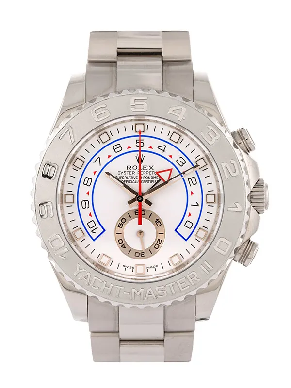 ROLEX YACHT-MASTER II 44MM IN ORO BIANCO 18KT WHITE DIAL REF. 116689