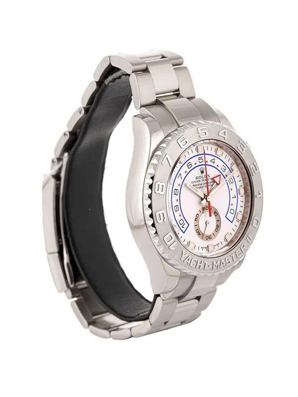 ROLEX YACHT-MASTER II 44MM IN ORO BIANCO 18KT WHITE DIAL REF. 116689