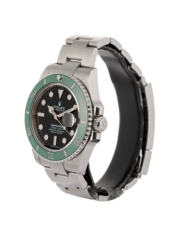 ROLEX SUBMARINER DATE GHIERA VERDE STARBUCKS 41MM IN ACCIAIO REF. 126610LV