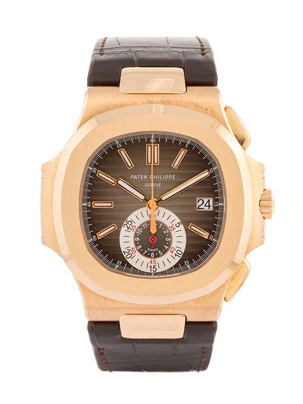 PATEK PHILIPPE NAUTILUS CHRONOGRAPH 40,5MM IN ORO ROSA 18KT REF. 5980R-001