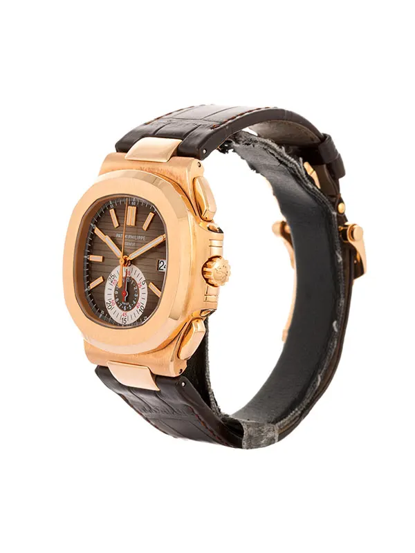 PATEK PHILIPPE NAUTILUS CHRONOGRAPH 40,5MM IN ORO ROSA 18KT REF. 5980R-001