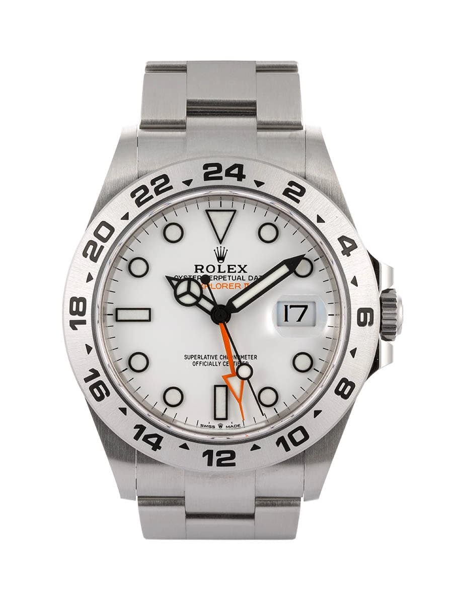 ROLEX EXPLORER II POLAR WHITE 42MM IN ACCIAIO REF. 226570