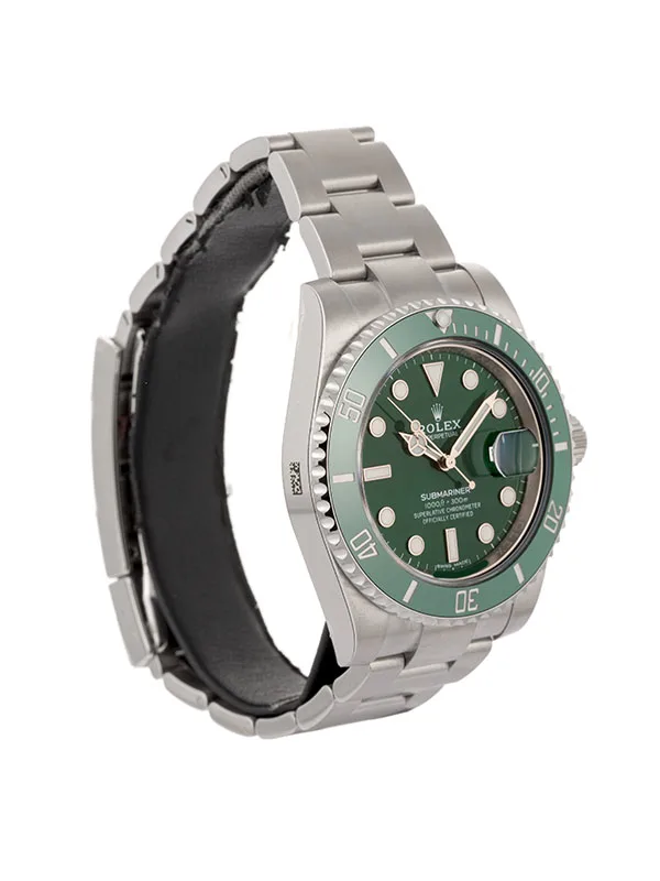 ROLEX SUBMARINER DATE VERDE HULK FULL STICKERS NOS 40MM IN ACCIAIO REF. 116610LV