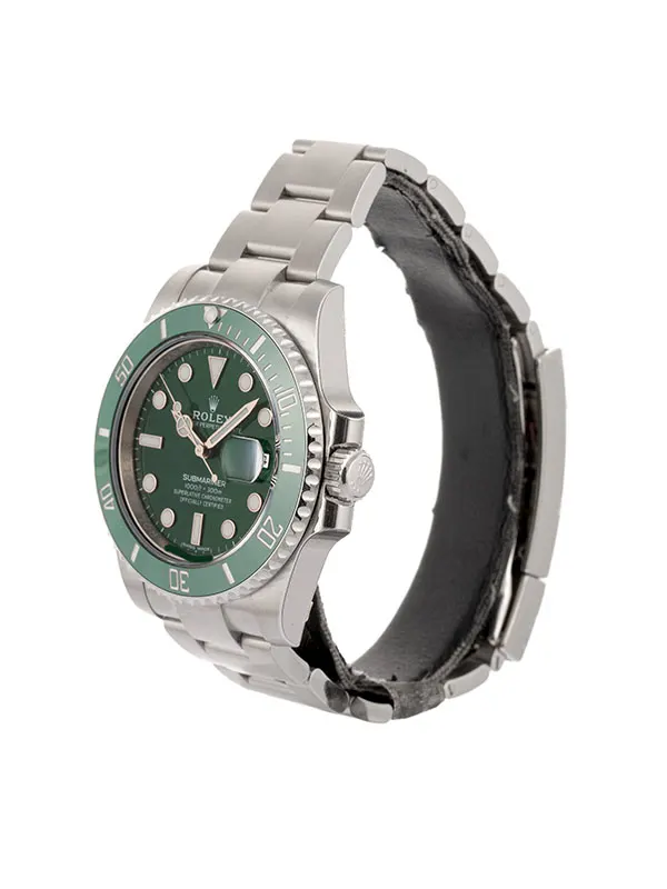 ROLEX SUBMARINER DATE VERDE HULK FULL STICKERS NOS 40MM IN ACCIAIO REF. 116610LV
