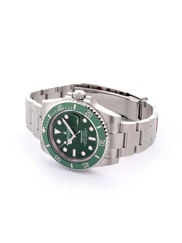 ROLEX SUBMARINER DATE VERDE HULK FULL STICKERS NOS 40MM IN ACCIAIO REF. 116610LV