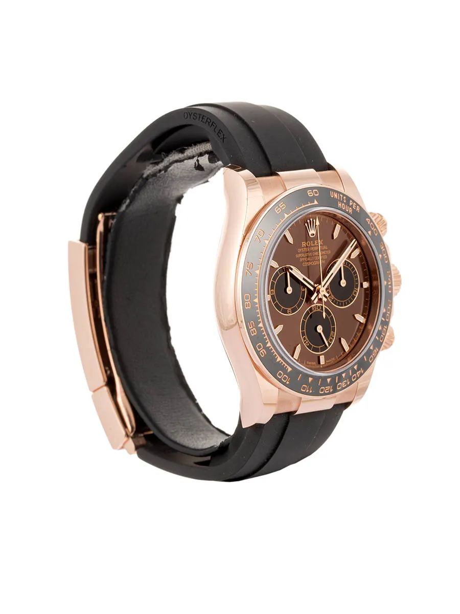 ROLEX DAYTONA COSMOGRAPH 40MM ON ORO ROSA 18KT E CAUCCIU' REF. 126515LN