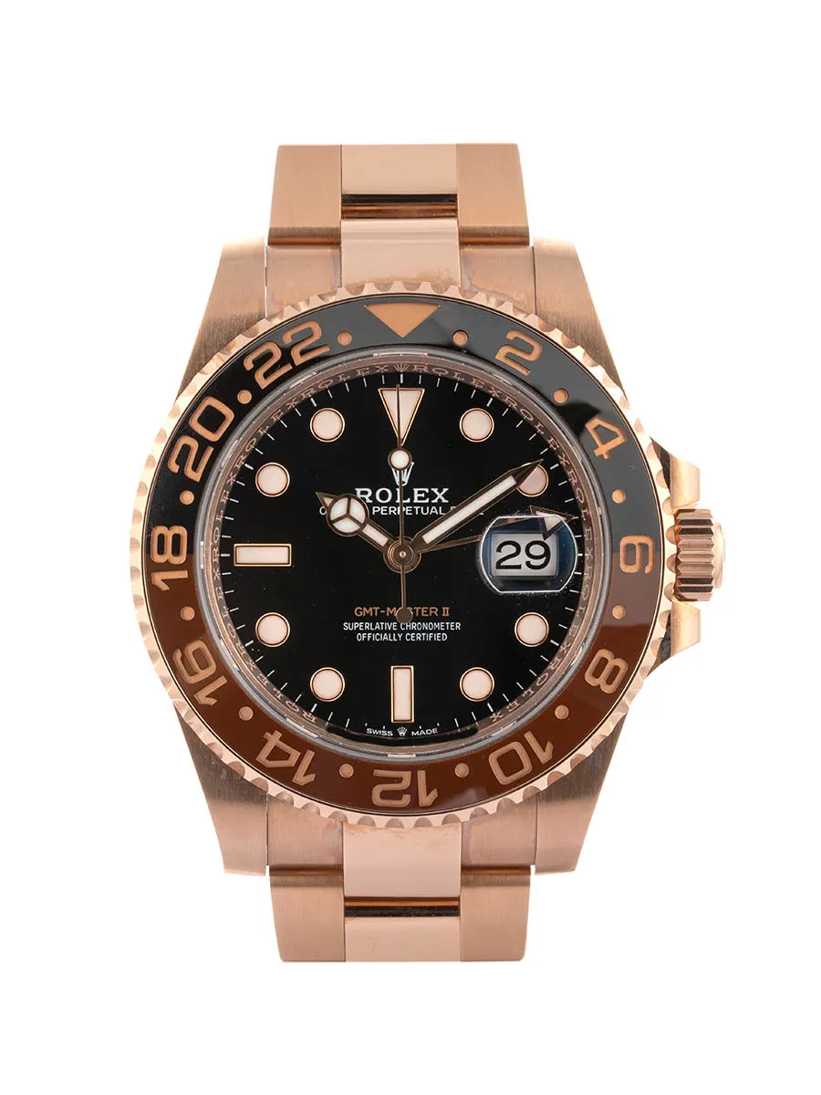 ROLEX GMT-MASTER II NOS 40MM IN ORO ROSA 18KT REF. 126715CHNR