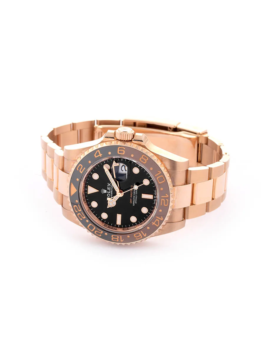 ROLEX GMT-MASTER II NOS 40MM IN ORO ROSA 18KT REF. 126715CHNR