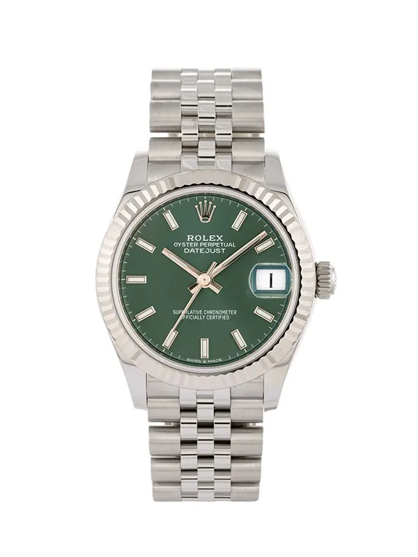 ROLEX DATEJUST MINT GREEN DIAL 31MM IN ACCIAIO REF. 278274