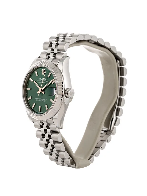 ROLEX DATEJUST MINT GREEN DIAL 31MM IN ACCIAIO REF. 278274