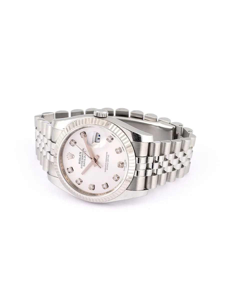 ROLEX DATEJUST 36MM IN ACCIAIO CON DIAMANTI REF. 116234