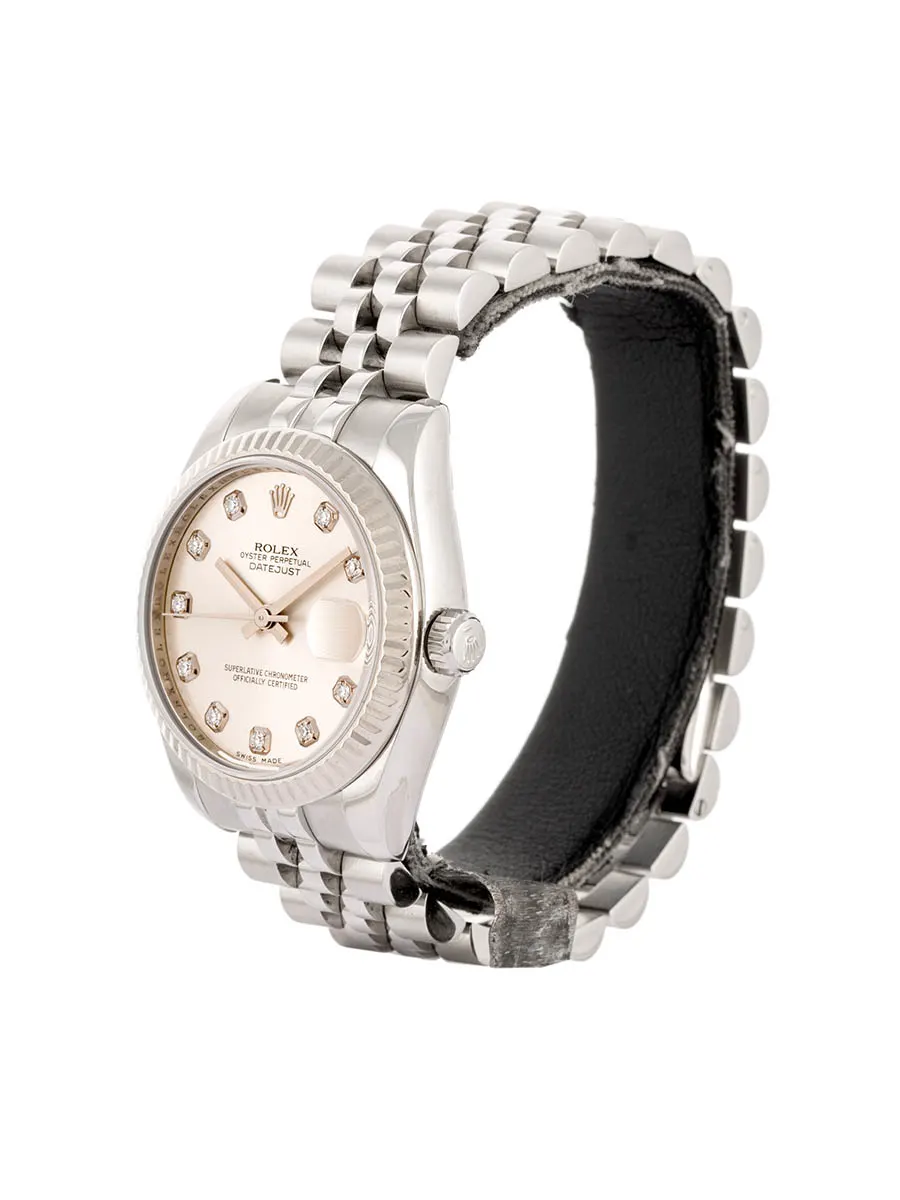 ROLEX DATEJUST 31MM IN ACCIAIO CON DIAMANTI REF. 178274