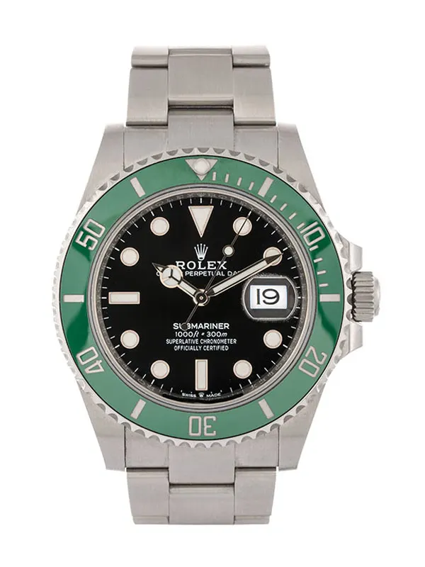 ROLEX SUBMARINER DATE GHIERA VERDE STARBUCKS 41MM IN ACCIAIO REF. 126610LV