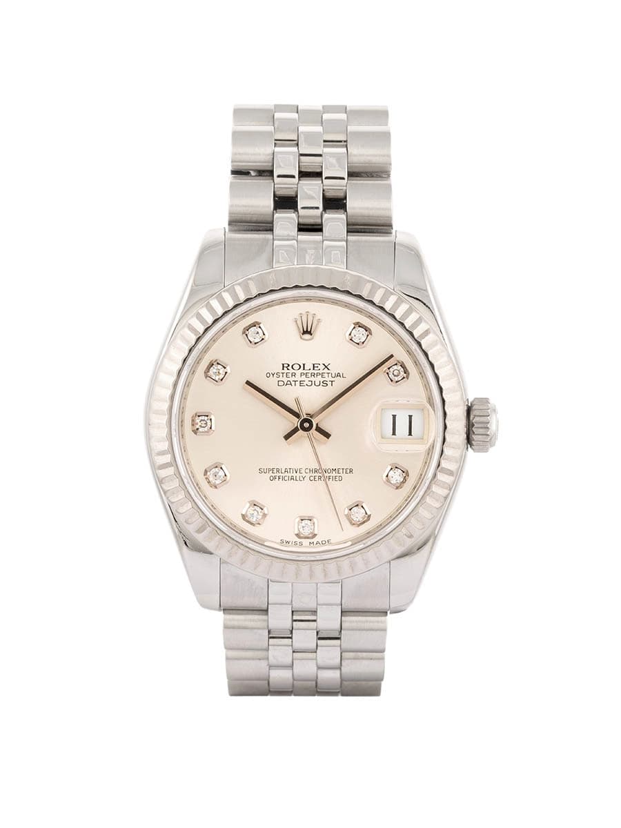 ROLEX DATEJUST 31MM IN ACCIAIO CON DIAMANTI REF. 178274