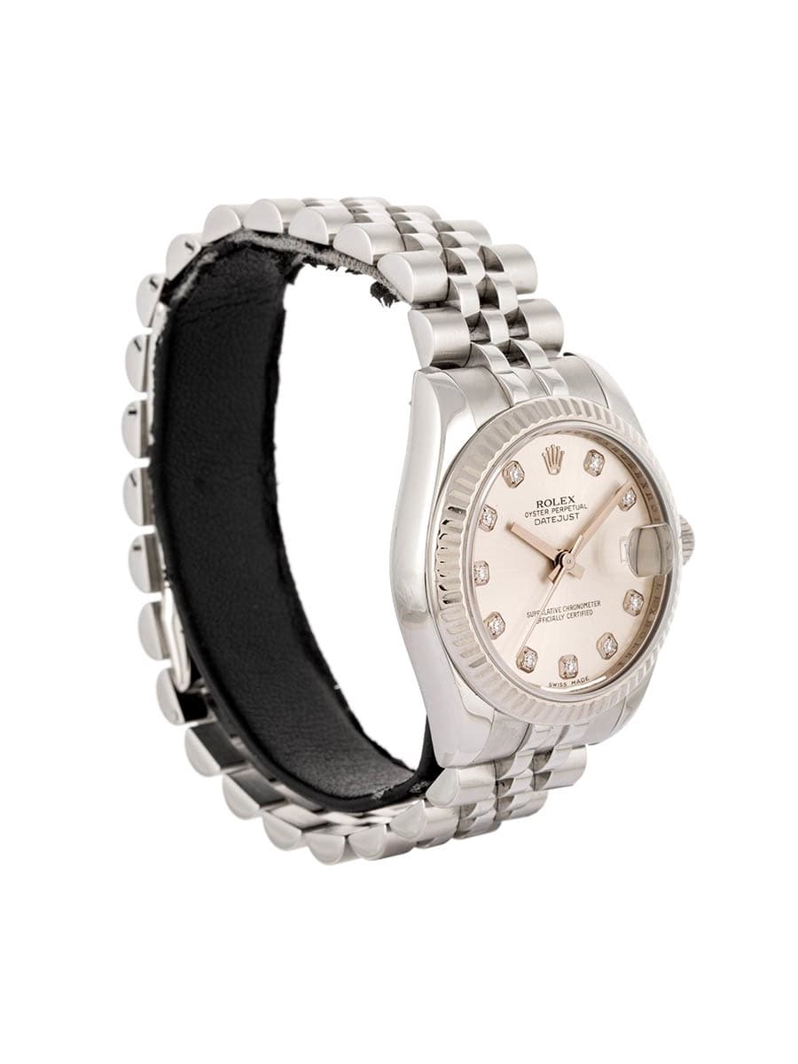 ROLEX DATEJUST 31MM IN ACCIAIO CON DIAMANTI REF. 178274