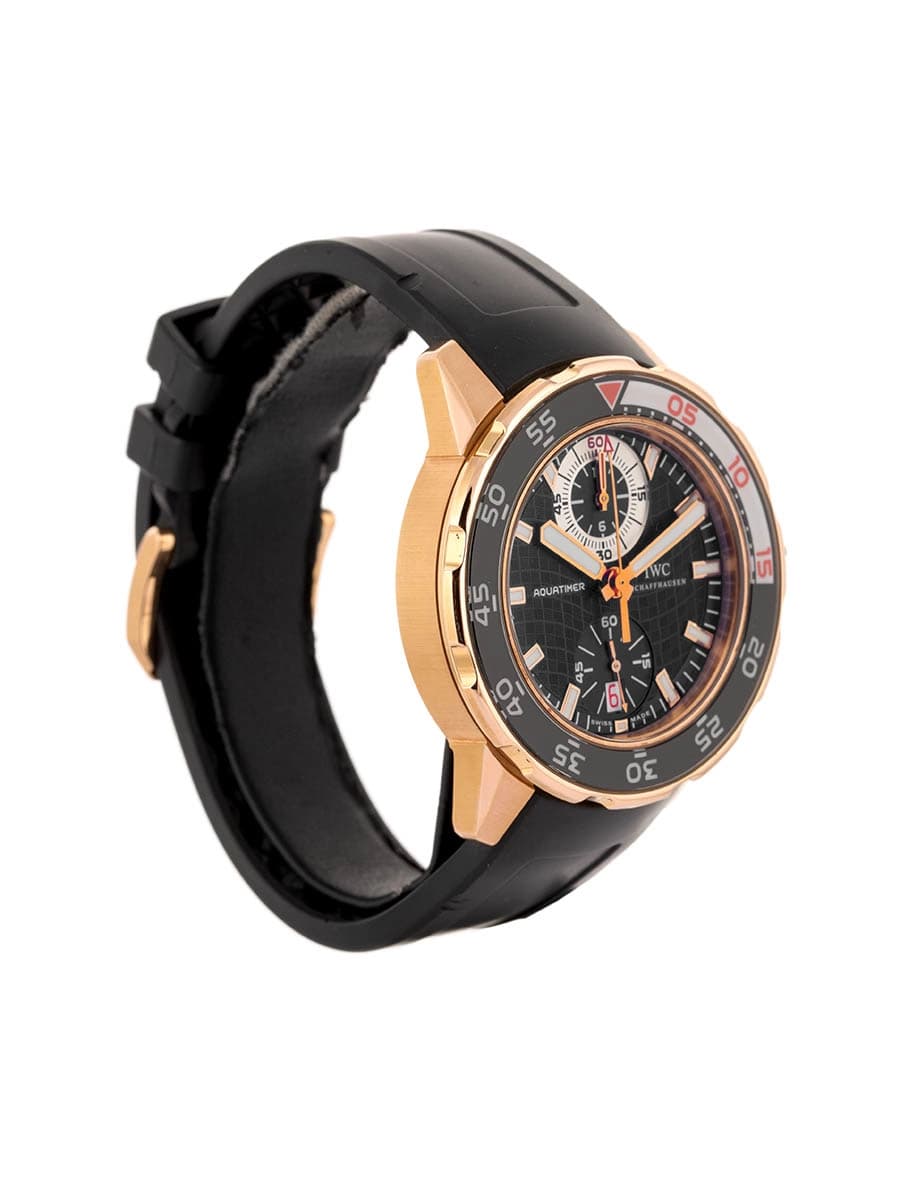 IWC AQUATIMER CHRONOGRAPH 44MM IN ORO ROSA 18KT E CAUCCIU' REF. IW376903