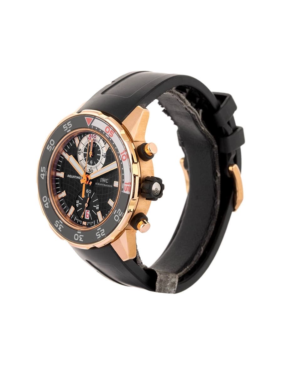 IWC AQUATIMER CHRONOGRAPH 44MM IN ORO ROSA 18KT E CAUCCIU' REF. IW376903