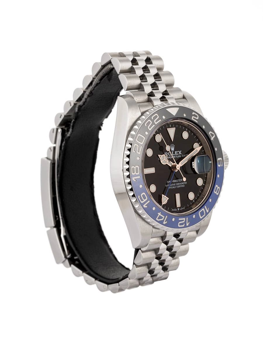 ROLEX GMT-MASTER II BATMAN JUBILE' 40MM IN ACCIAIO REF. 126710BLNR