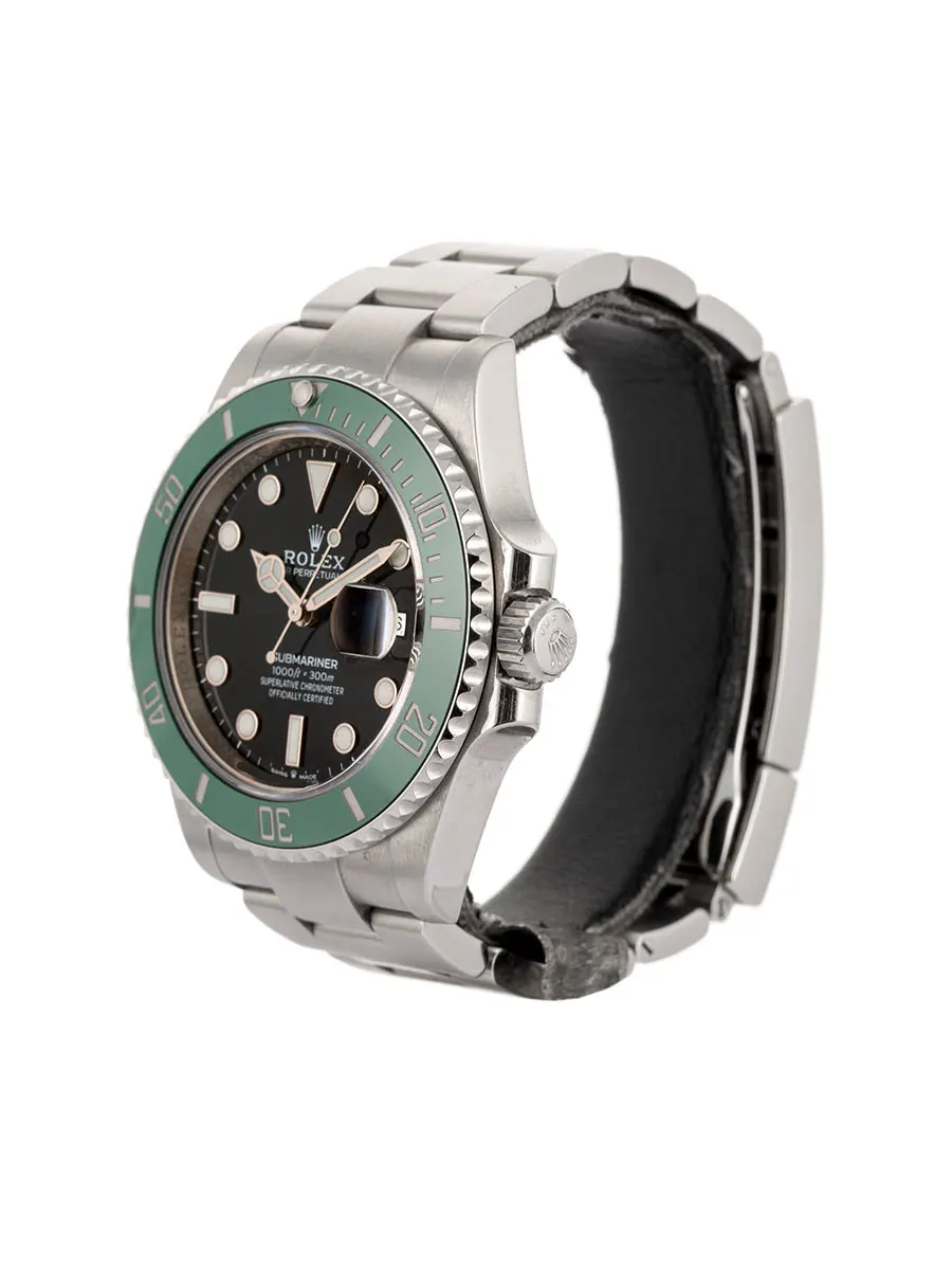 ROLEX SUBMARINER DATE GHIERA VERDE STARBUCKS 41MM IN ACCIAIO REF. 126610LV