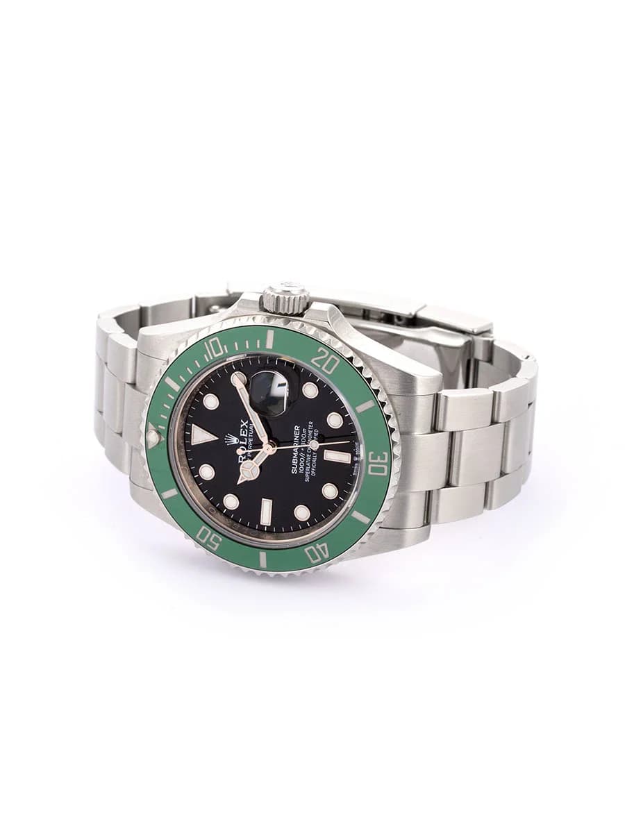 ROLEX SUBMARINER DATE GHIERA VERDE STARBUCKS 41MM IN ACCIAIO REF. 126610LV