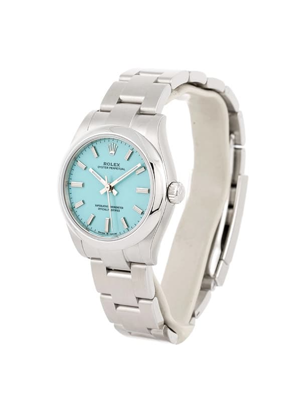 ROLEX OYSTER PERPETUAL TIFFANY 31MM IN ACCIAIO REF. 277200